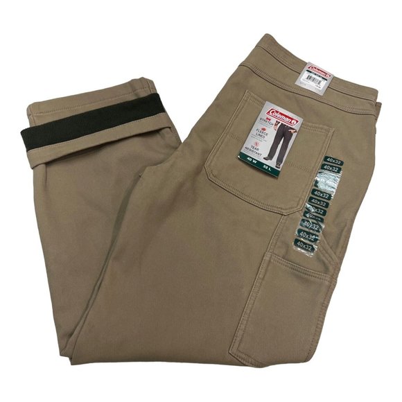 Coleman Pants Coleman Men 4x32 Fleece Lined Tear Resistant Outdoor
